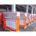 Cosmetic display stand plastic shelf and side panel in retailing store